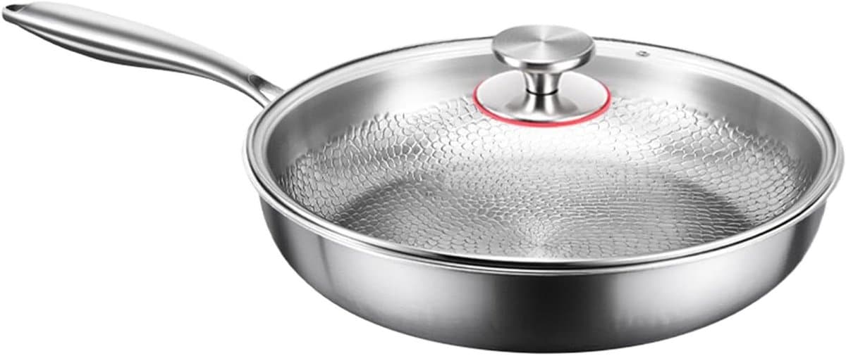 Titanium braadplaat - Grillplaat pannenkoeken - Gezond koken - Snelle warmteverdeling - 30 cm - Grijs