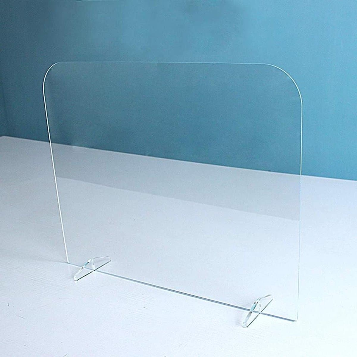 Beschermend Nieswachtpaneel - Nieswachtscherm Bureau - Zakelijke Veiligheid - Draagbare Doorzichtige Barrière - 40x60cm - Doorzichtig