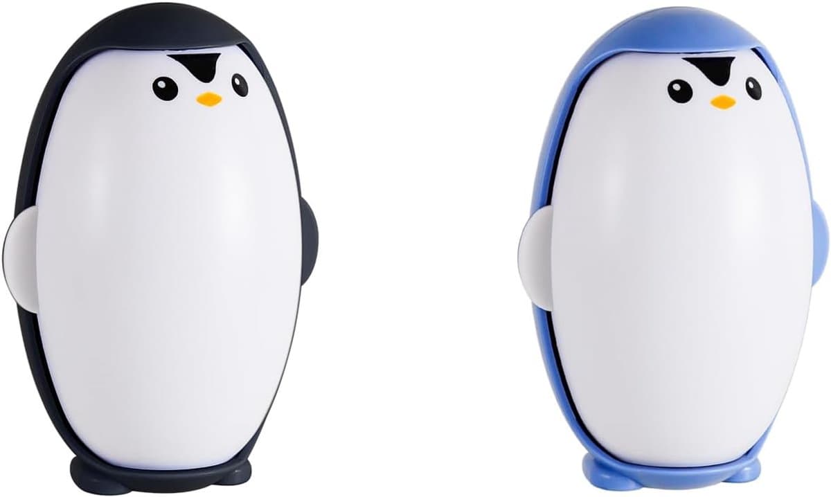 JeiibrZui Reusable - Compact - 2 Stuks - Zwart En Blauw - Wasbare Gel Roller Voor Dierenharen - Draagbare Stofverwijderaar Voor Kleding Meubels En Auto