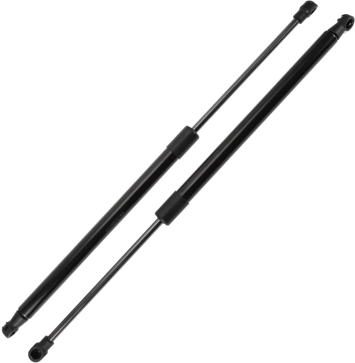 Dailygoods- Gasveren 2 Stuks - Geschikt voor Smart Forfour Hatchback 2014 - Lengte 49,3 cm - Koolstofstaal - Waterdicht - Duurzaam - Achterklephendel