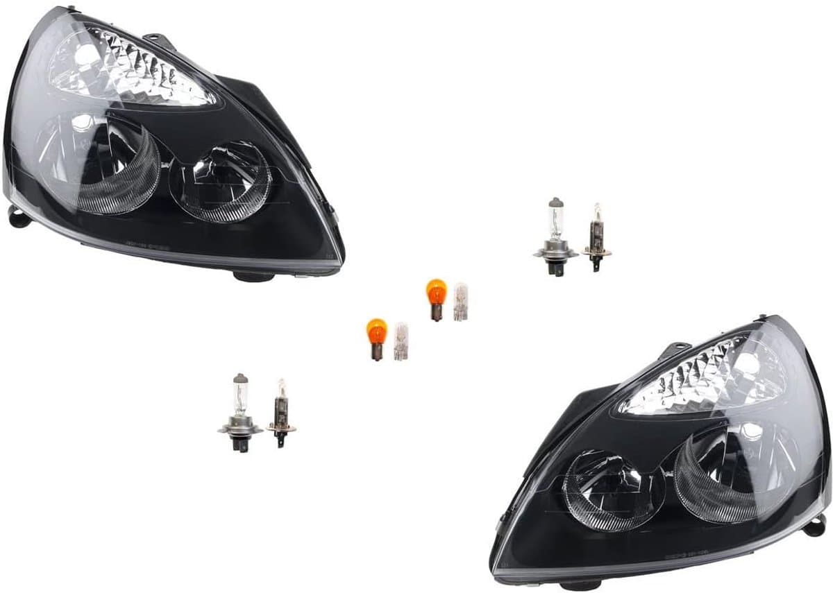 Koplampen Set - Halogeen Verlichting - Auto Onderhoud - Met Richtingaanwijzer - 59.99 x 81.94 cm - Transparant