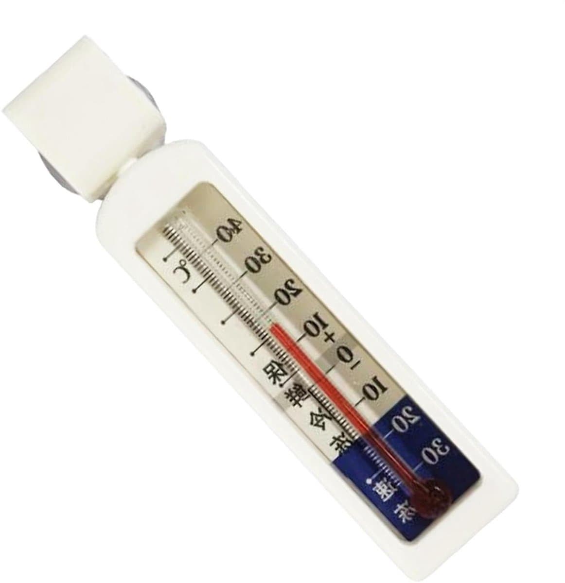 Koelkast Thermometer - Vriezer Meter - Voedsel Bewaren - Nauwkeurig Temperatuurbereik - 16.6 cm - Wit