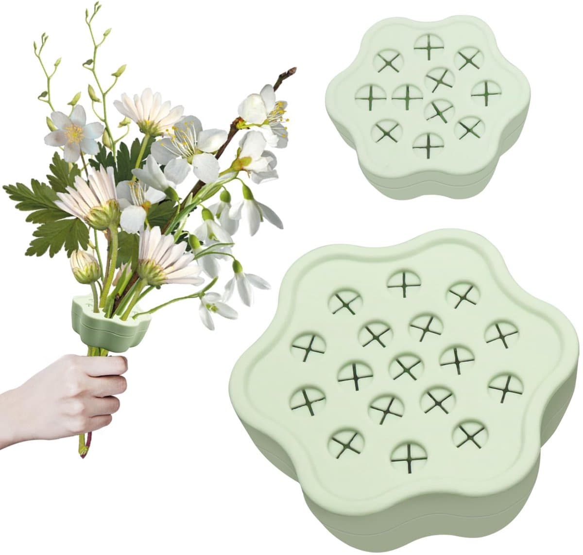 NTH products- Ikebana Prikker - Spiral Grip - Bloemhouder - Robuuste Constructie - DIY Bloemkunst - Stabiliteit - Verhoogt Natuurlijke Schoonheid - Bloemenhouder