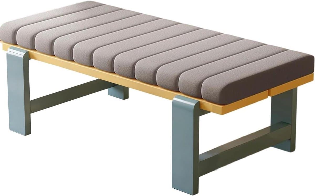 Bankkussen - Zitkussen Buiten - Comfortabel Zitten - Waterafstotend - 110x45x5cm - Donkergrijs