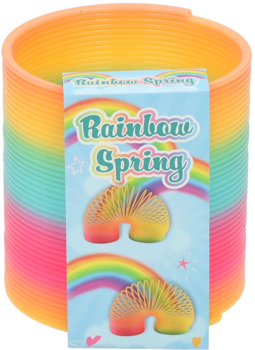 Trapveer in Regenboogkleuren - 9,5x10,5cm