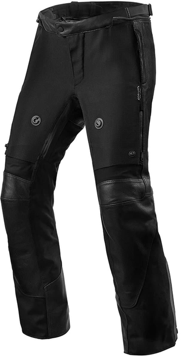 REV'IT! Trousers Valve H2O Zwart Standaard Motorbroek - Maat 50 - Broek