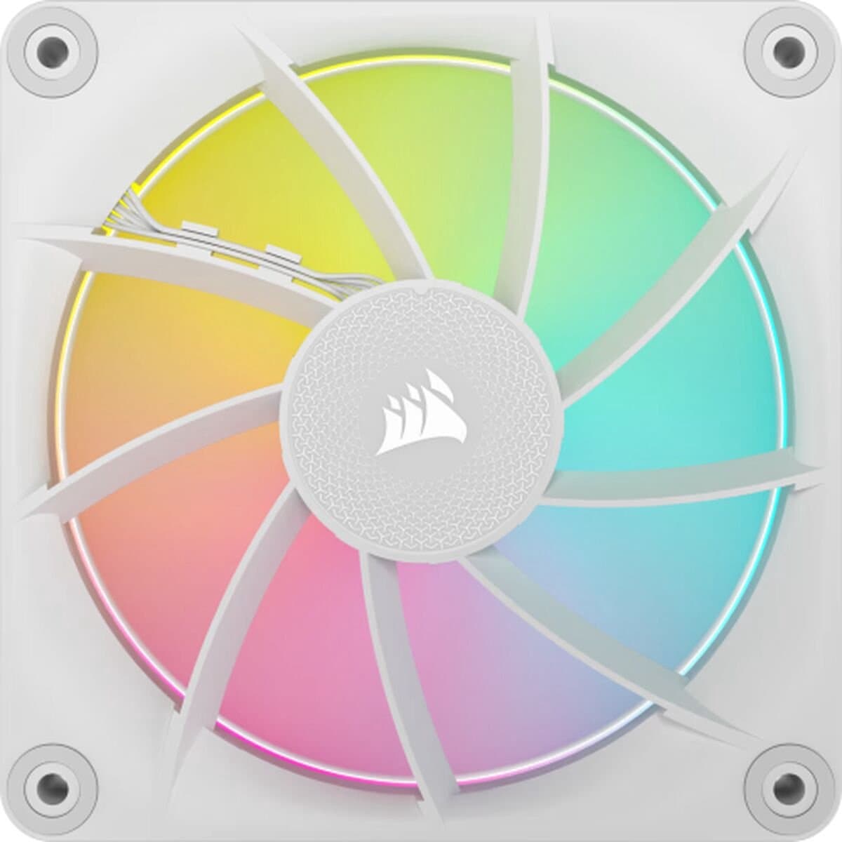 Corsair iCUE LINK LX120 RGB computerbehuizingventilator 12 cm wit, 1 stuk