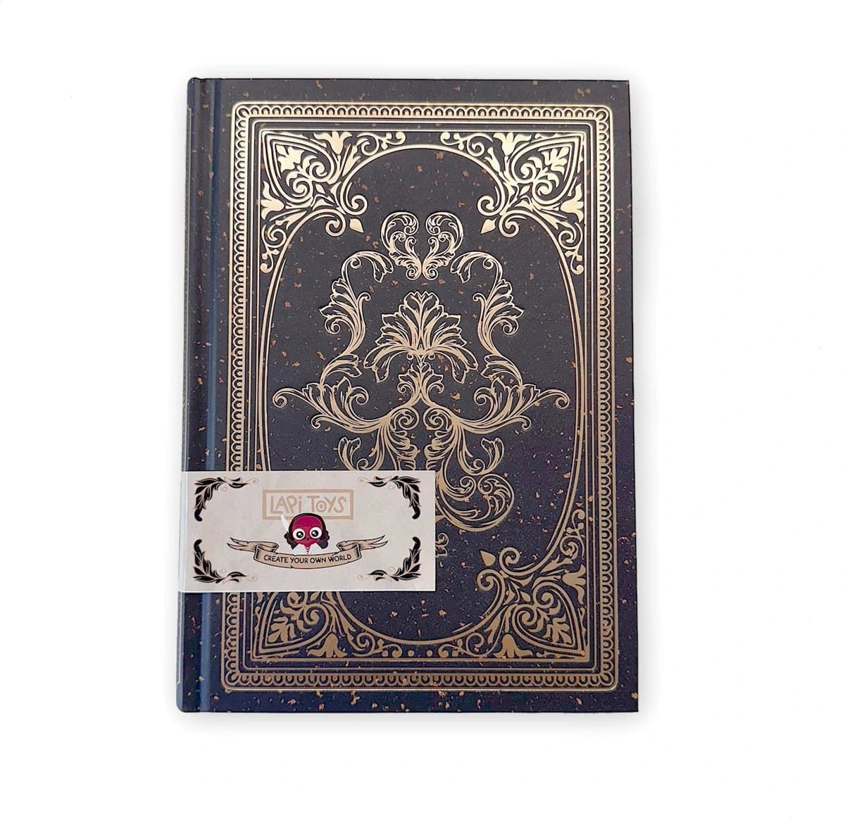 Lapi Toys - Notitieboek - Dnd notebook - Dnd journal - A5 - Imitatieleer - Zwart
