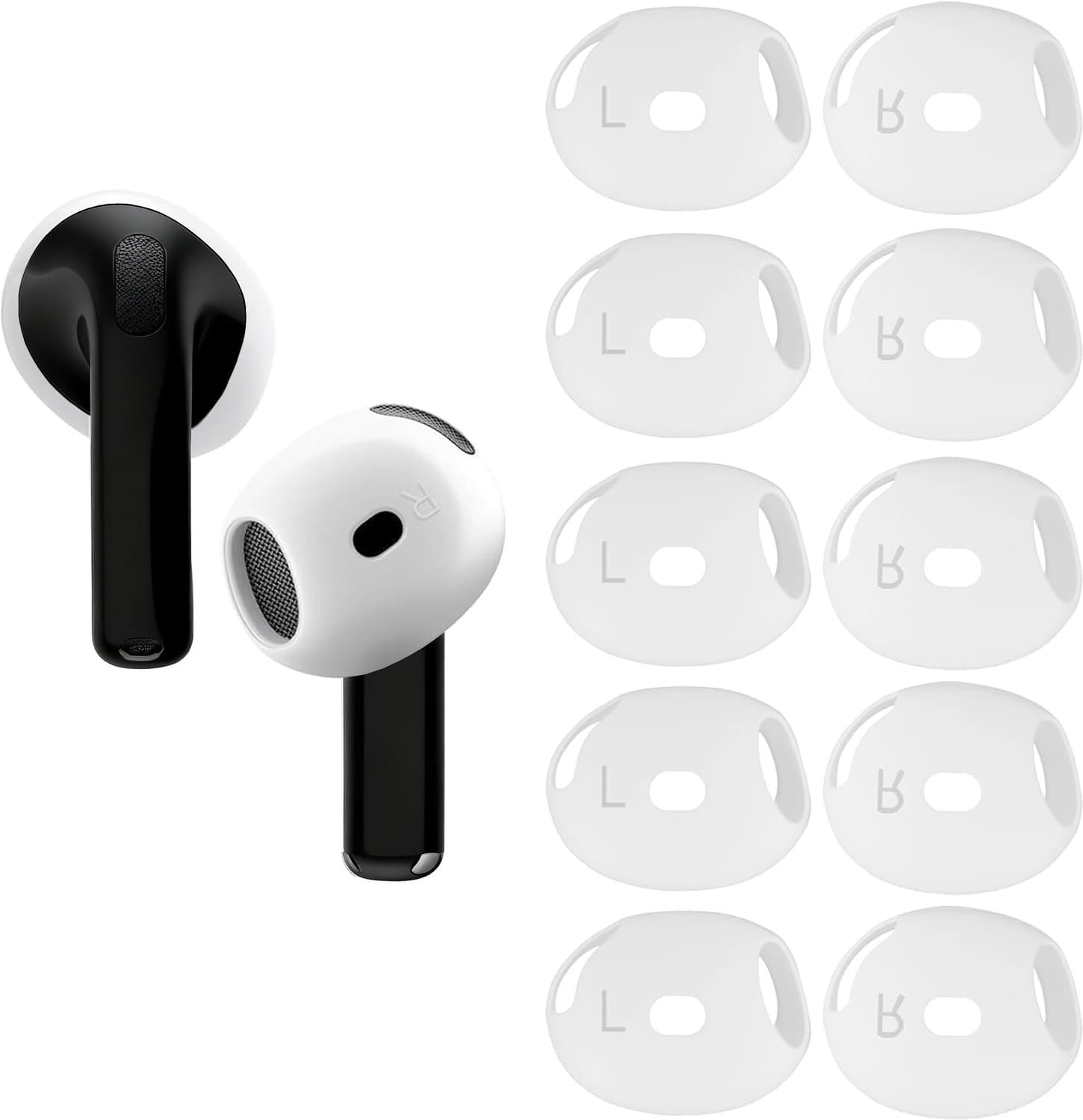 Oordopjes voor AirPods 4 - ultradun - antislip silicone - verbeterd comfort en akoestiek - ShopVlot