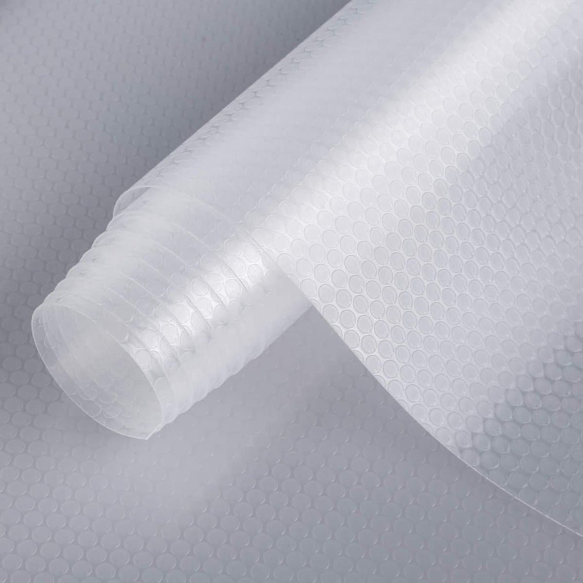 Keukenladematten, niet klevende EVA koelkastvoeringen met waterdichte duurzame koelkasttafelplacemats voor kast, ladevoering (Transparant, 60x200cm)
