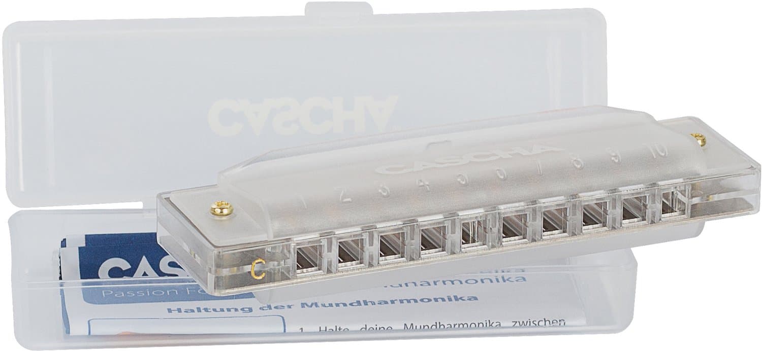 Cascha Verlag Fun Blues Mundharmonika, Transparent - Diatonische mondharmonica