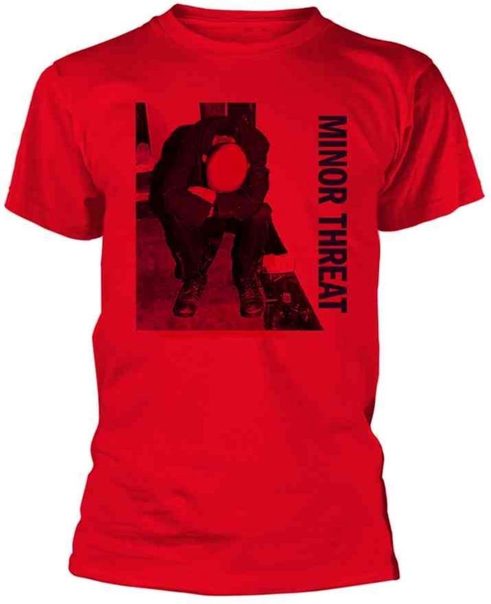Minor Threat Heren Tshirt -XXL- Minor Threat LP Rood