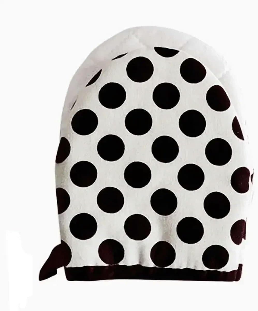 Daity 1 pack - Ovenwanten, mini ovenwanten, geïsoleerde handschoenen van katoen en linnen, superhittebestendige, antislip ovenwanten met eendenbekmotief (14*18cm)
