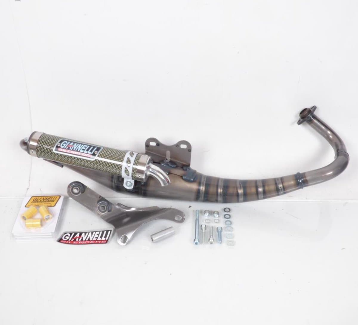 uitlaat giannelli voor scooter aprilia 50 sr fabriek 2004 tot 2009 31613e nieuw