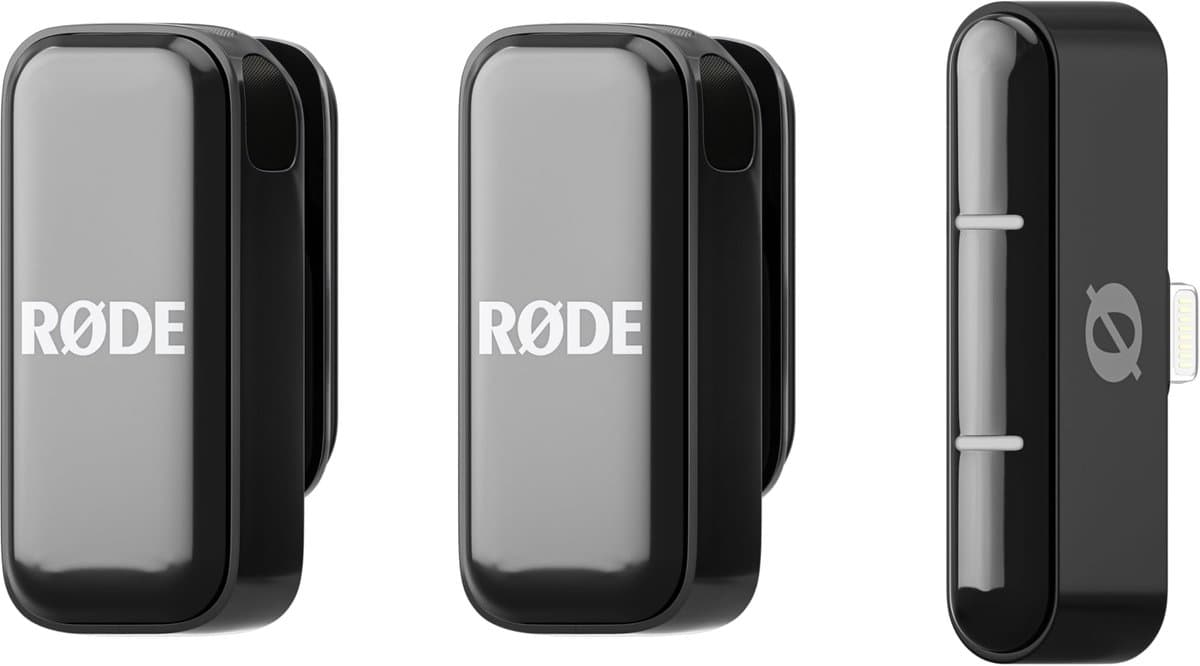 Rode Wireless Micro Zwart Lightning
