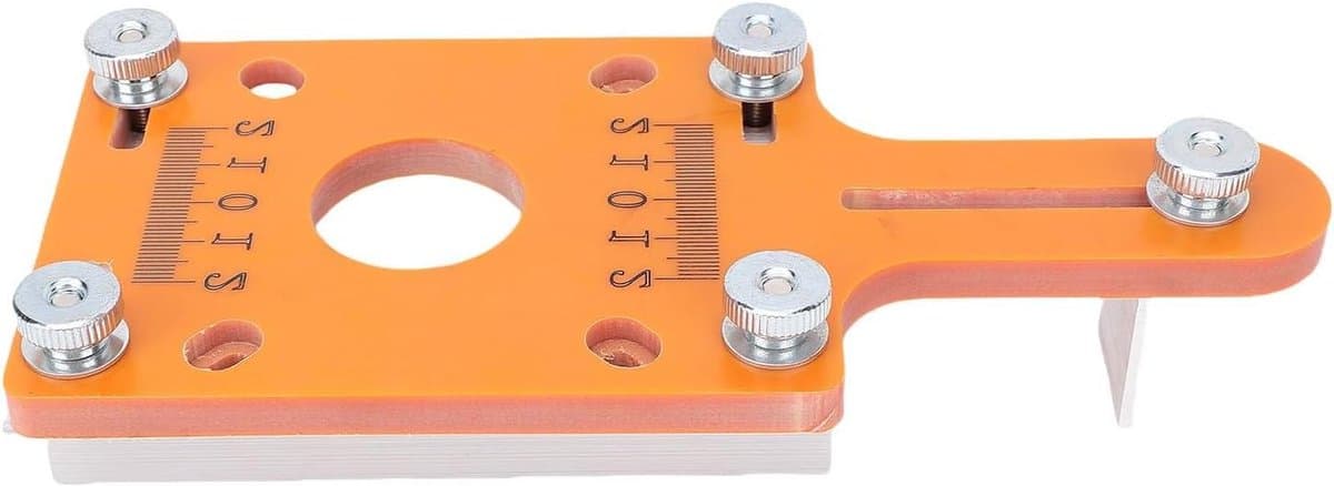 Houttrimmer Freesbasis - Routerbasis Trimmer - Houtbewerking Sleuven Frezen - Verstelbare Groefdiepte - Niet gespecificeerd - Zilverkleurig