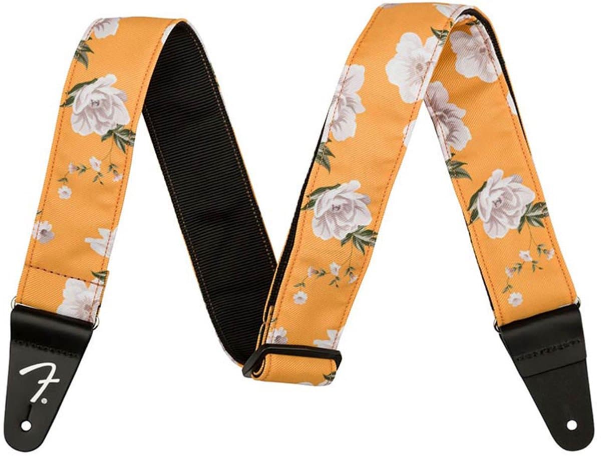 Fender Floral Polyester Gitaarband Marigold 0990638029