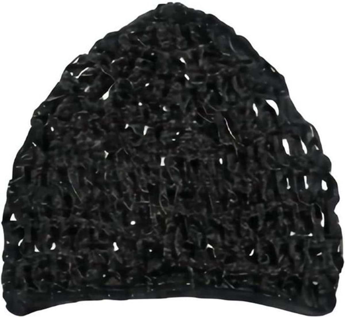 Haarnetje - Mesh - Gehaakt - Rayon - Zwarte - Korte Tube voor Haarbedekking - Zwart - One Size - Geschikt voor Slapen