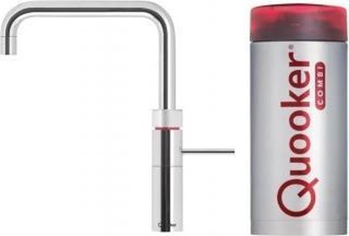 Quooker Fusion Square - RVS - COMBI Reservoir- 3 in 1