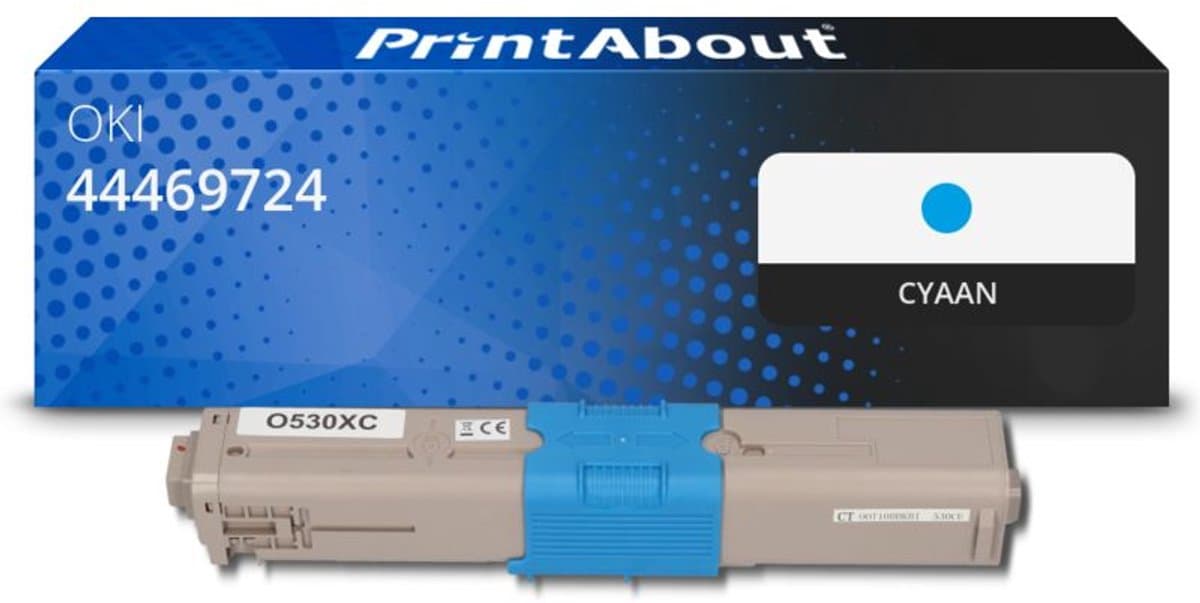 OKI 44469724 toner cyaan Huismerk