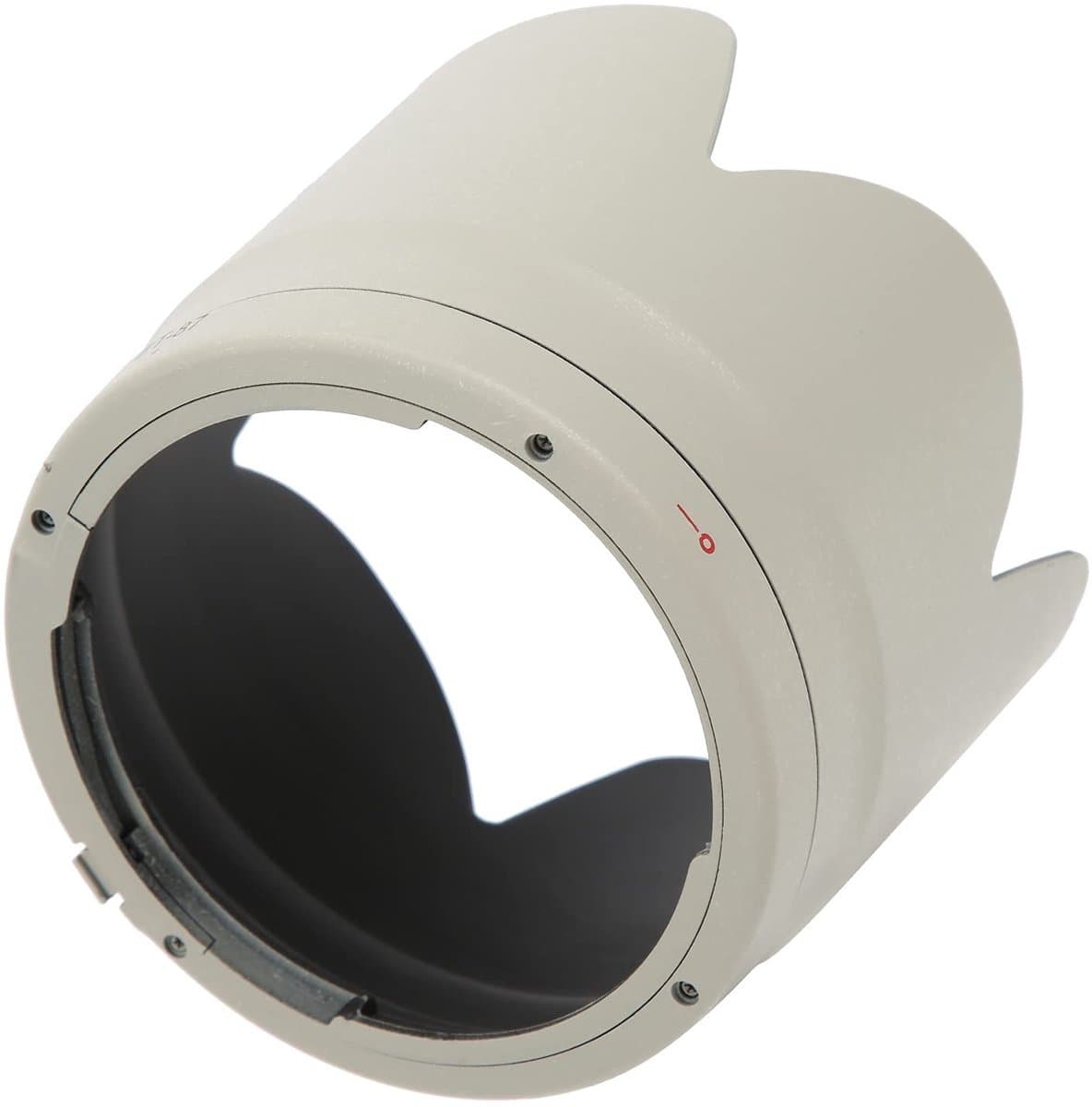 Dailygoods- Zonnekap Wit - Omkeerbare Zonnekap - Geschikt voor EF 70-200mm F2.8 USM IS II-lens - Beschermkap - Voorkomt Reflectie - Lichtgewicht 81 g - Lenskap