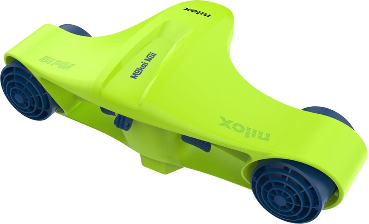 Nilox Aquascooter Makai Nui Geel - 3 instelbare standen - Maximumsnelheid van 5,4 km/u – Tot 30 meter diep - Action Cam bevestiging
