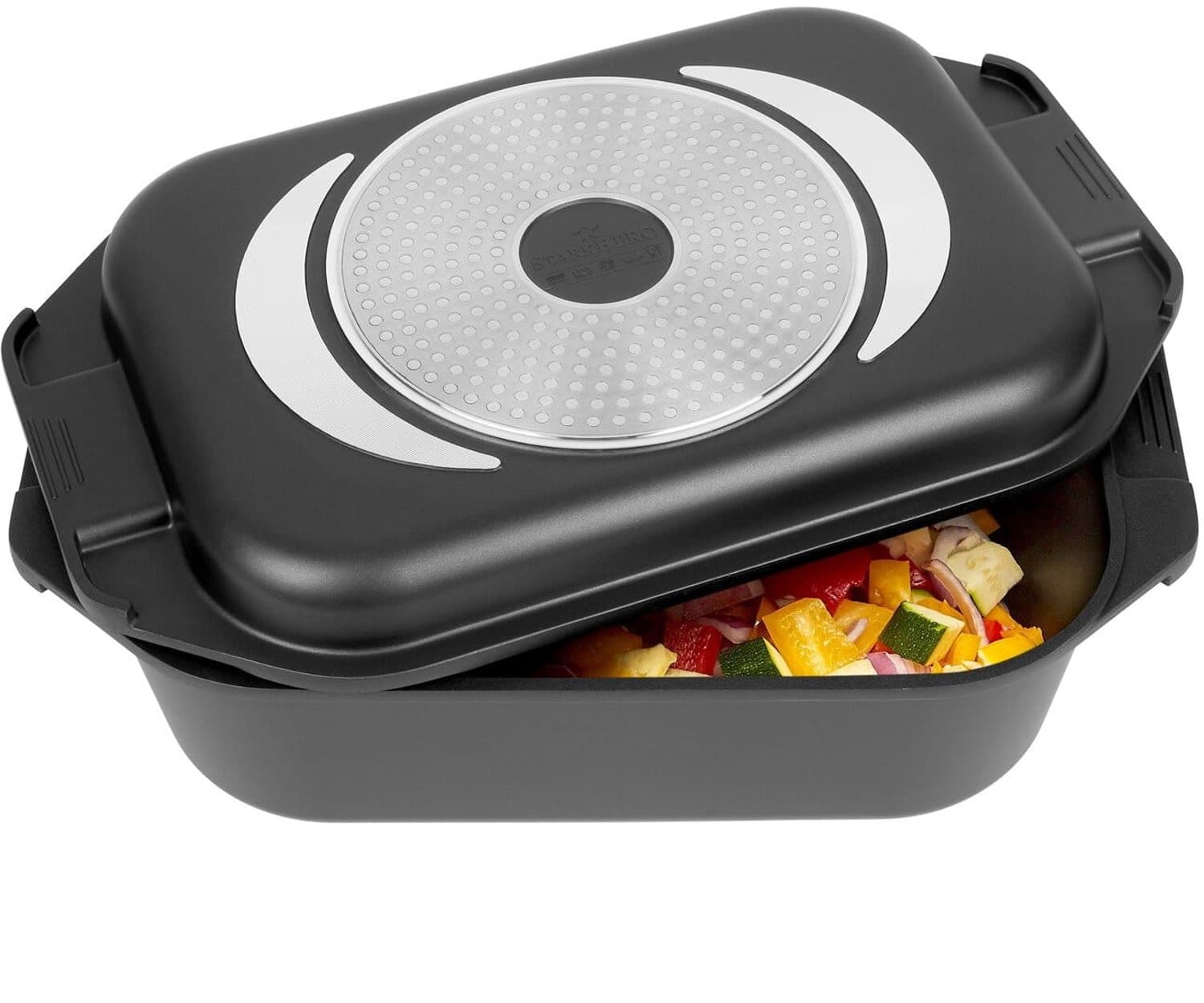 Starke Pro Hector Aluminium Braadpan 7.5L met Grilldeksel