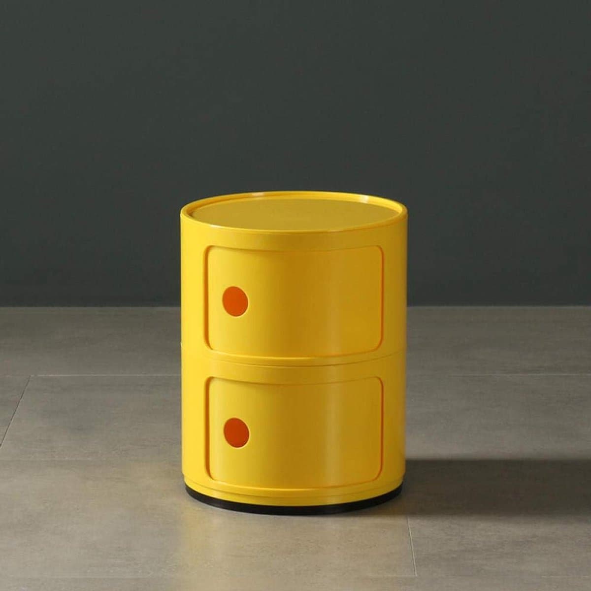 Scandinavische kindertafel eenvoudig en modern kast rond slaapkamer creatief Secondo Piano Giallo