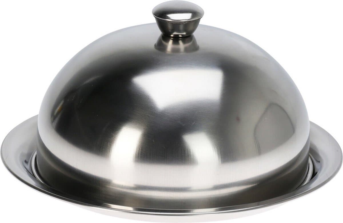 Excellent Serveerschaal met deksel - RVS, 31 cm