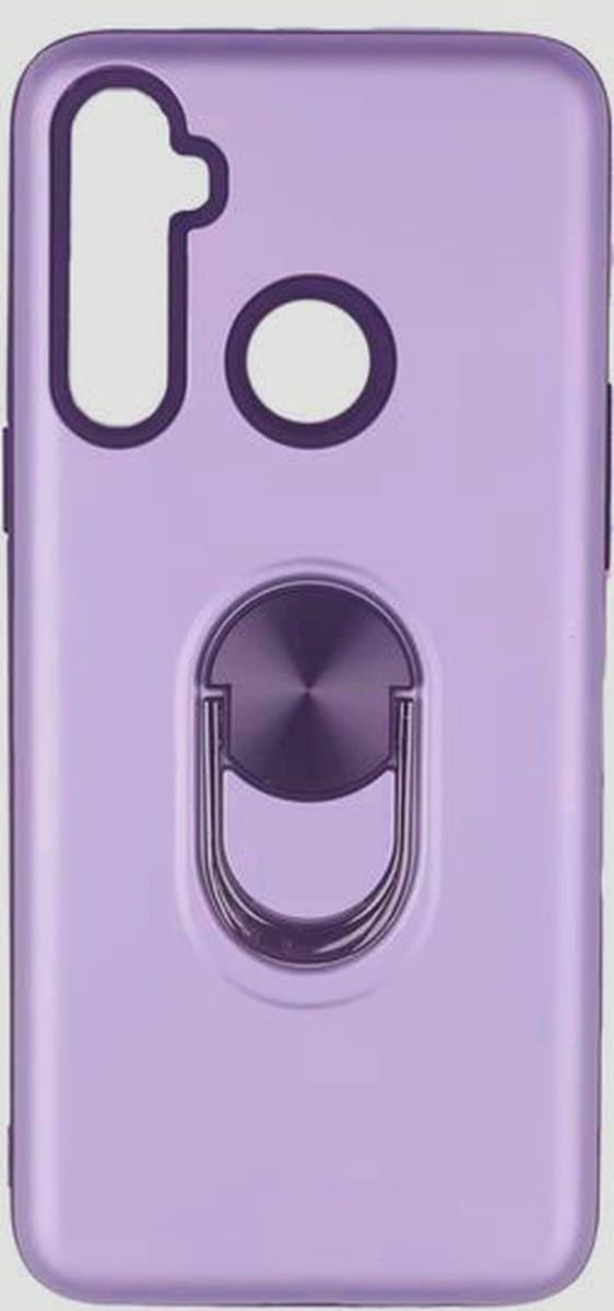 Hoesje Geschikt Voor Samsung Galaxy A11 hoesje Shockproof Armor case - back cover – TPU – Licht Paars