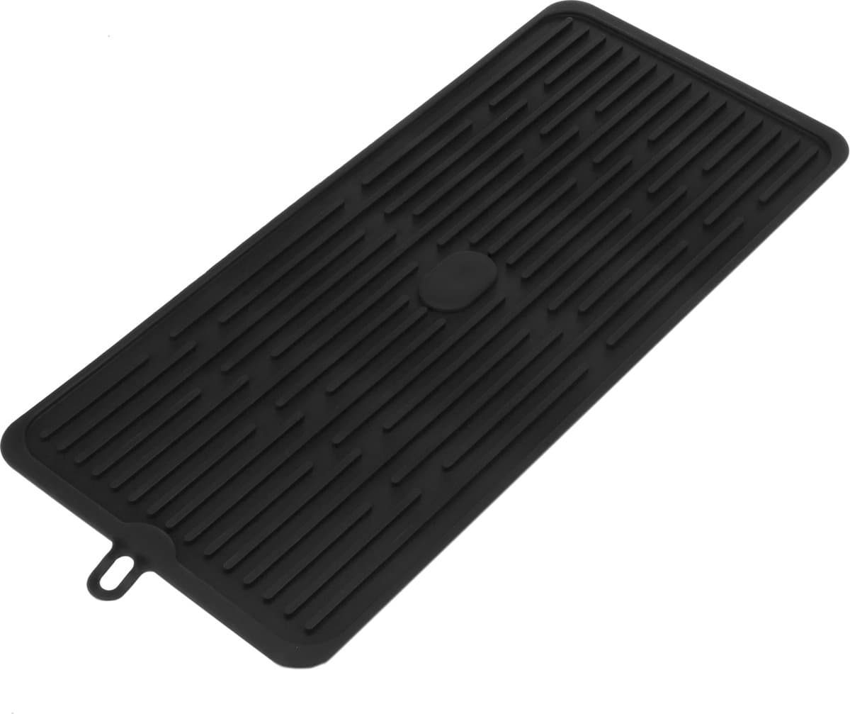 PrimeMatik - 446x203 mm zwarte siliconen aftapmat