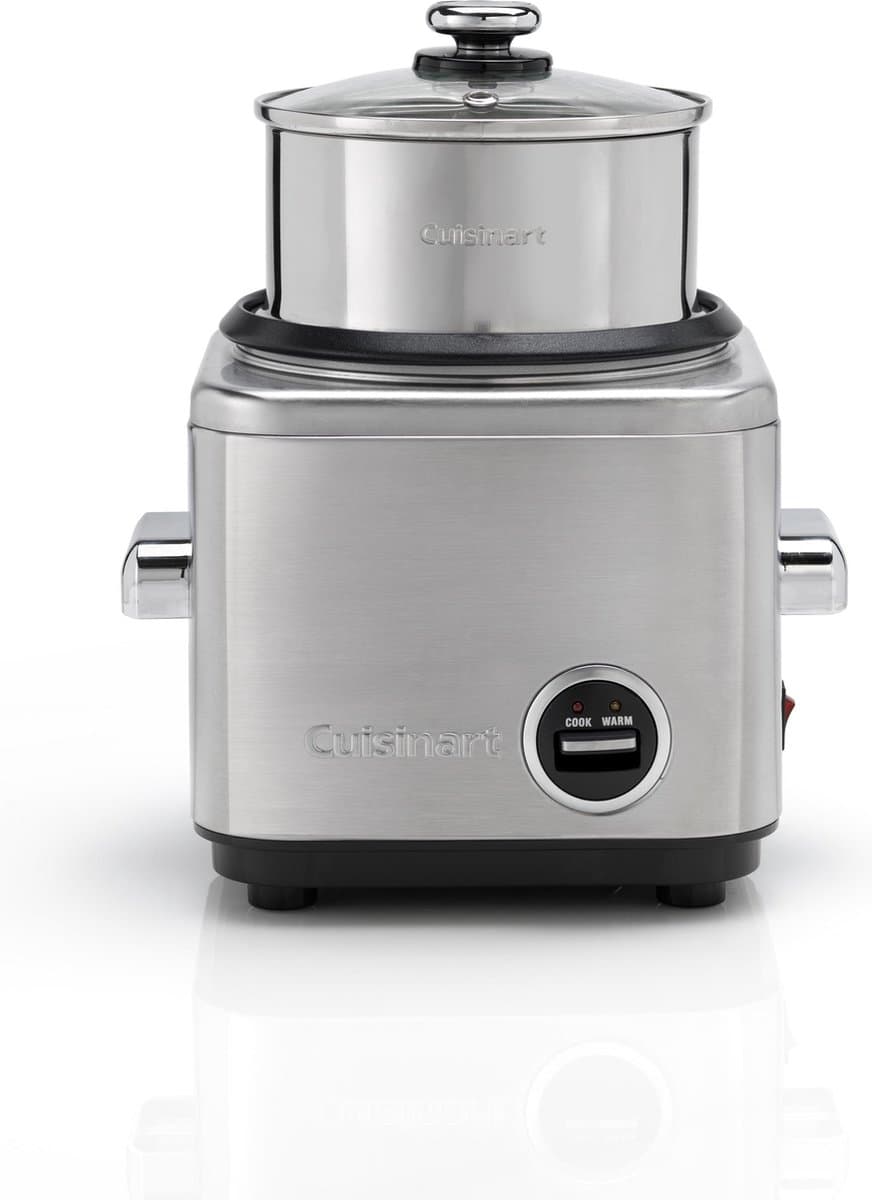 Cuisinart - Rijstkoker met stomer - Stoomkoker voor 6 personen - Multi Cooker BPA Vrij - Zwart