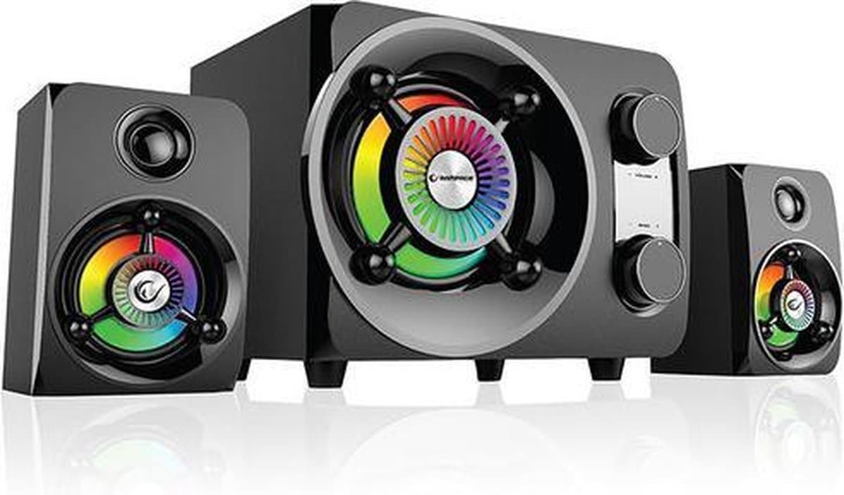 Rampage RMS-G8 bluetooth 2.1 speakerset - LED regenboog verlichting