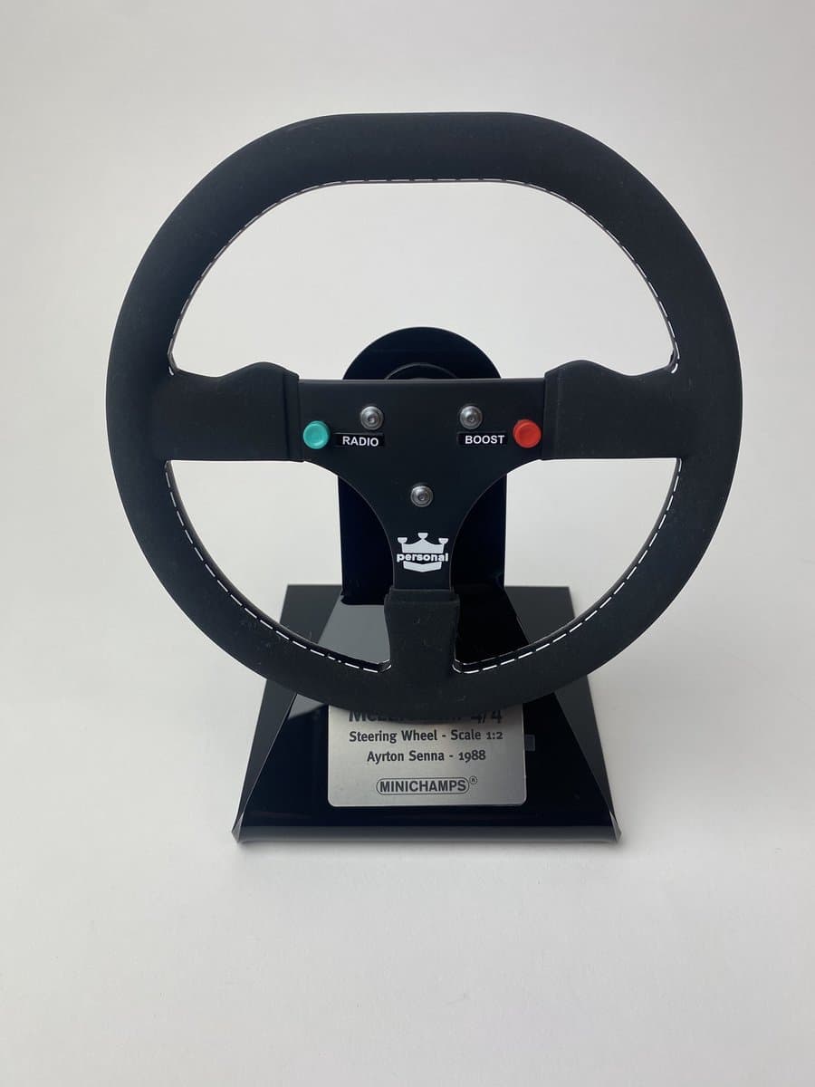 McLaren Ford MP4/4 Steering Wheel Ayrton Senna 1988 - 1:2 - Minichamps