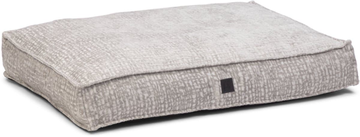 Designed By Lotte Ortho Ligkussen Maze Essence Lichtgrijs - 100x70 cm - Hondenmand