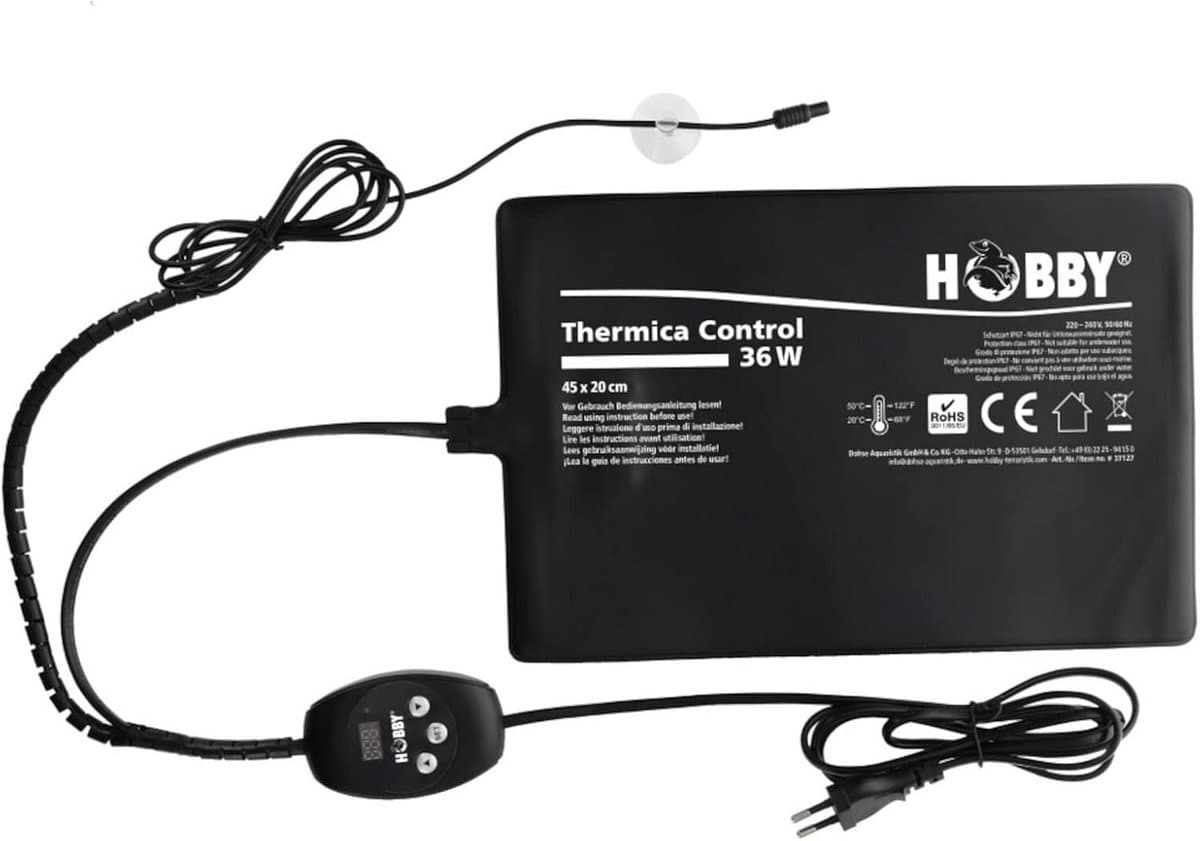 Verwarmingsmat met Digitale Controller voor Terraria en Reptielen - 36W