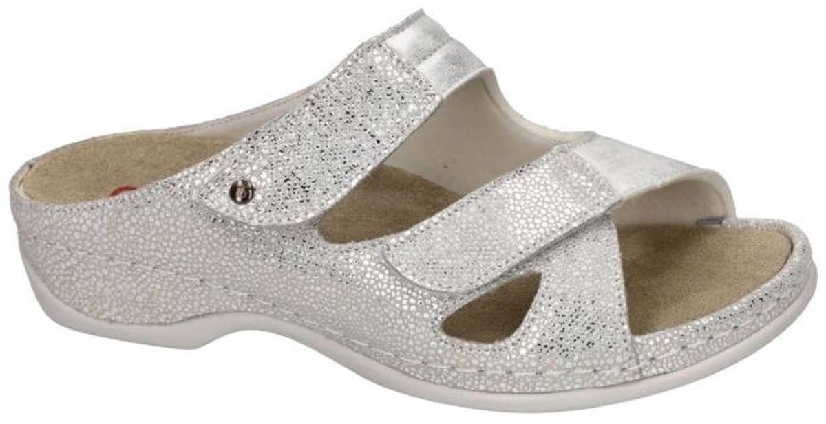 Berkemann -Dames - zilver - slippers & muiltjes - maat 40