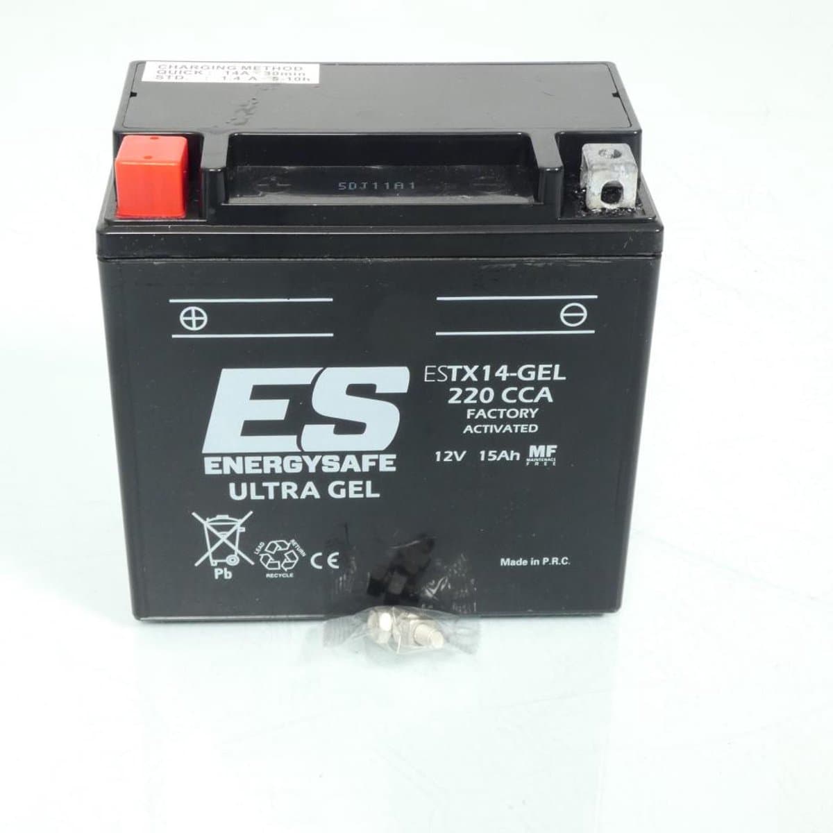 Batterie SLA Energysafe pour Moto Kawasaki 650 W Ej 1999 à 2006 YTX14 / 12V 15Ah Neuf