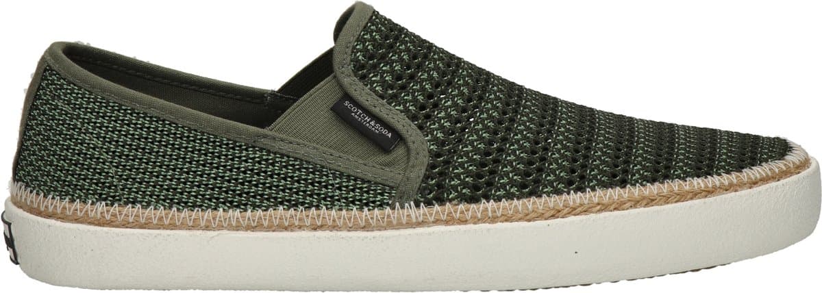 Scotch & Soda Izomi Slip On Shoe Instappers - Heren - Groen - Maat 43