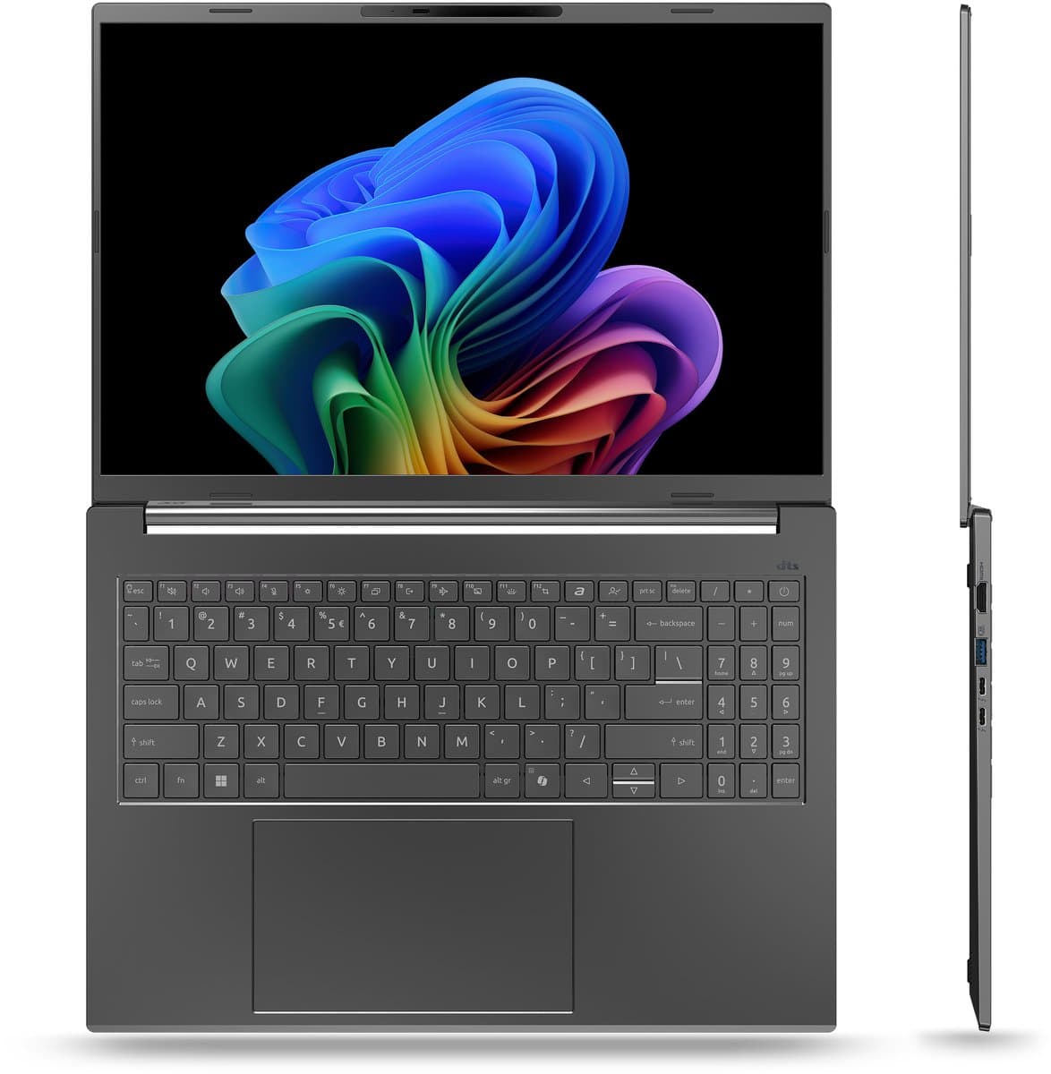 Acer Aspire 16 AI A16-61M-R1B1 16" AMD Ryzen AI 7 laptop - QWERTY-toetsenbord