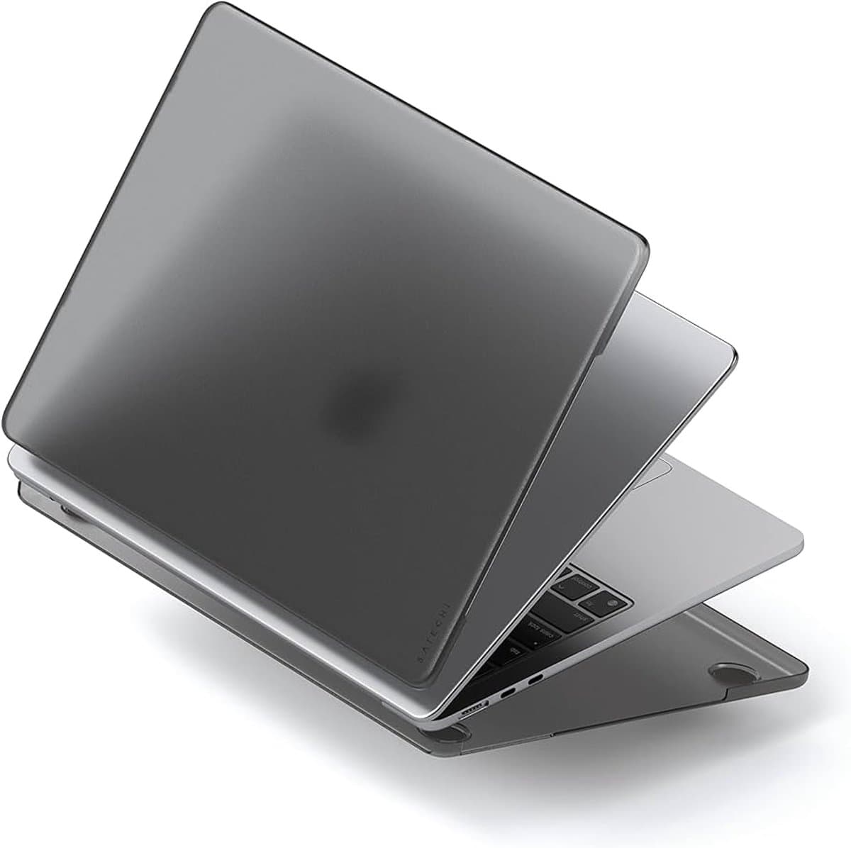 MacBook Air 15.3" HardShell Case – A2941/A3114/A3241 – Donkere Transparante Beschermhoes – Ultralicht & Krasbestendig – New Air 15.3" (M2/M3)