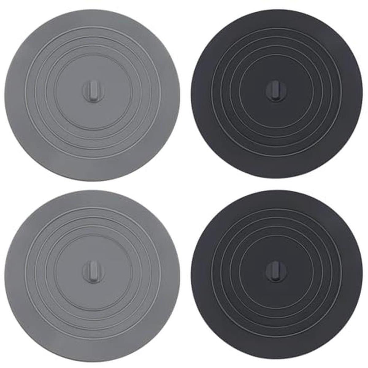 4 Stuks Rubberen Badstoppers voor Bad en Douche