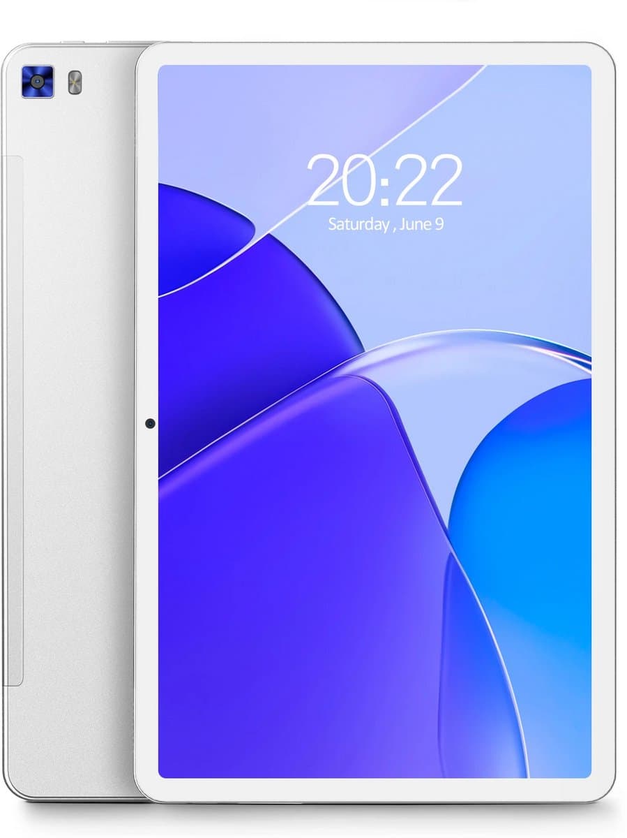 Elementkey Ai-Onyx Pro- 4G LTE + GPS - Android 13 Tablet - 16GB Ram - 512GB Opslag - 10.4" - 2000X1200 FHD - Scherm Octa Core CPU - Zilver