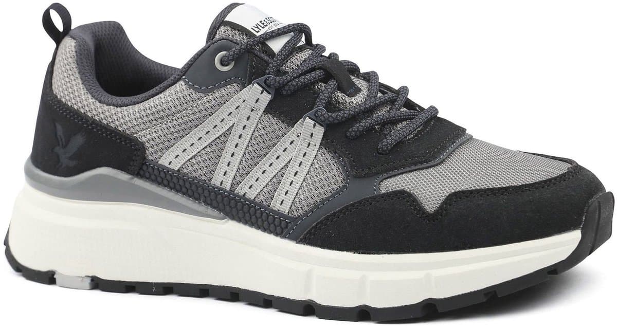 Lyle & Scott Sneaker Lennox Ash Grey - Maat 45 - Heren - Sneakers