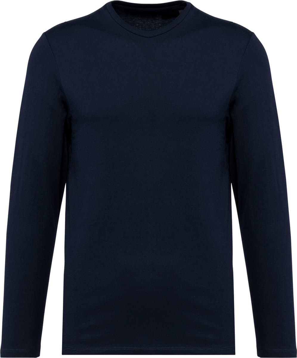 Kariban Premium Supima® heren-T-shirt ronde hals lange mouwen PK302 - Deep Navy - S