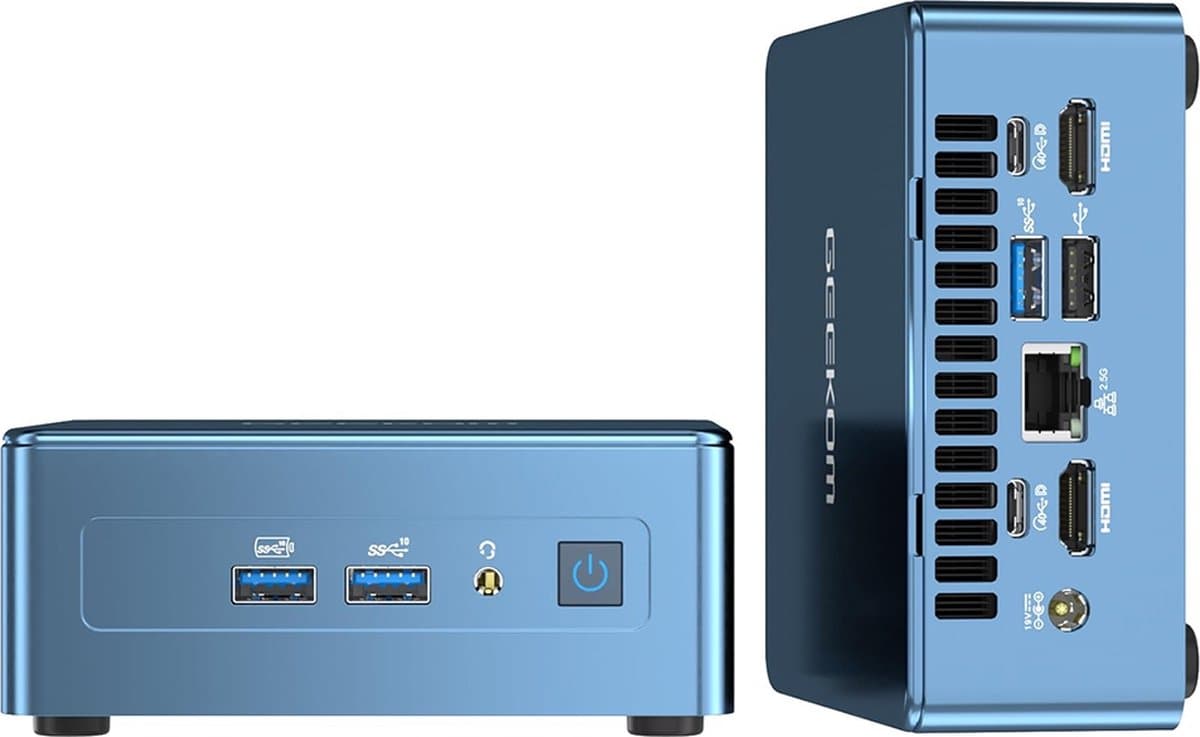 GEEKOM IT13 Mini PC, Intel i9-13900H 14 cores 20 threads tot 5,40 GHz, 32 GB DDR4 RAM 2TB SSD