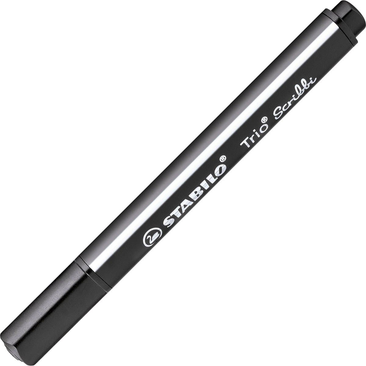 STABILO Trio Scribbi Viltstift Zwart - per stuk