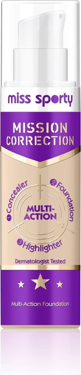 Miss Sporty - NEW Mission Correction Foundation - Light - Beige