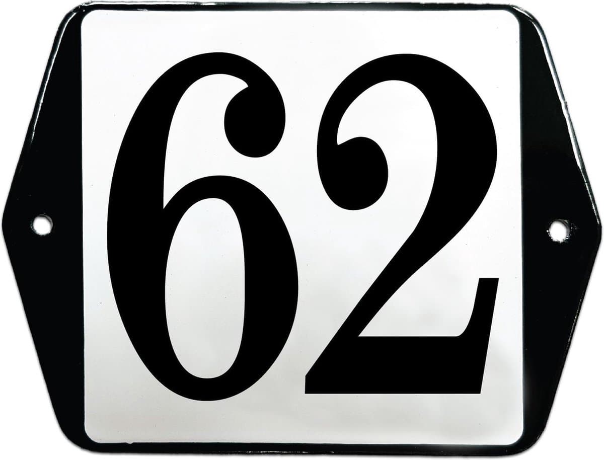 Emaille huisummer model oor - 62