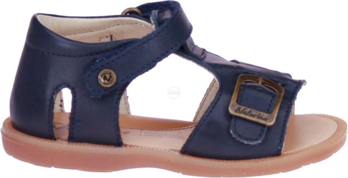 Naturino - Quarzo - Mt 22 - Navy - Lederen Sandaal